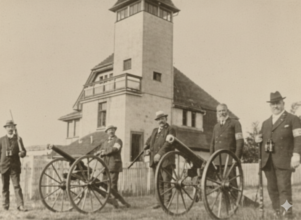 Fliegerwache auf dem Wallberg 1916 - Militärische Beobachtungsstation während des Ersten Weltkriegs
